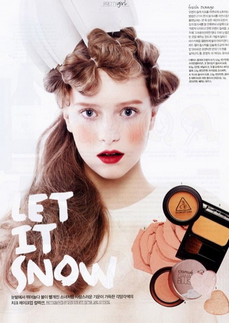 Nastya Sutupova for Elle Girl Magazine, Seoul